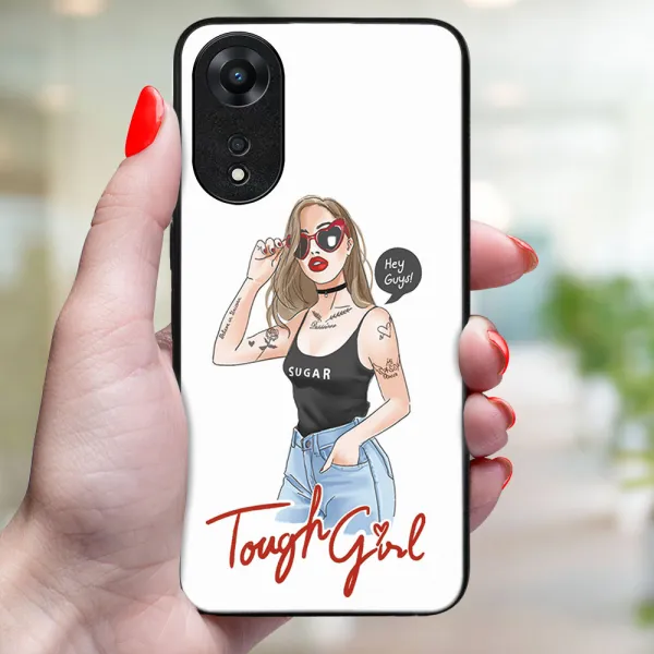 MY ART Ochranný kryt pre Oppo A78 TOUGH GIRL (131)