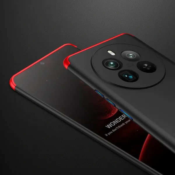 360° Ochranný kryt Realme 12 Pro 5G / 12 Pro+ 5G čierny-červený