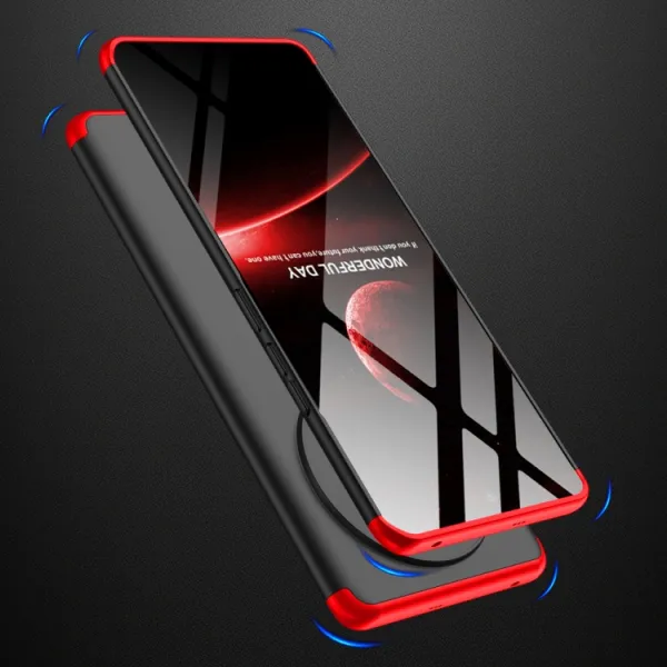 360° Ochranný kryt Realme 12 Pro 5G / 12 Pro+ 5G čierny-červený
