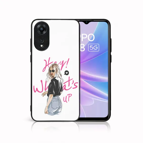 MY ART Ochranný kryt pre Oppo A78 5G WHATSUP (132)