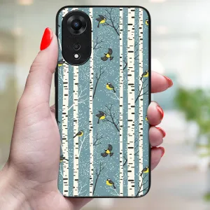 MY ART Kryt s vianočným dizajnom Oppo A78 BIRCH (072)