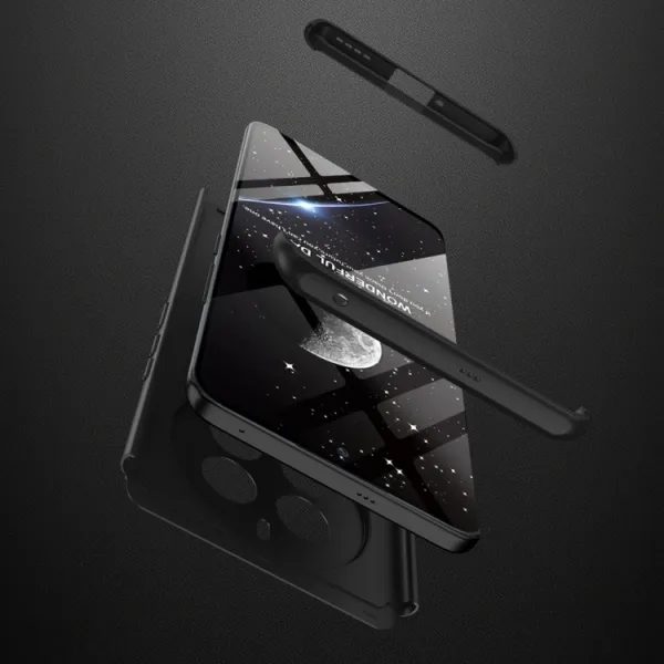 360° Ochranný kryt Realme 12 Pro 5G / 12 Pro+ 5G čierny
