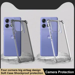 IMAK Ochranný silikónový obal pre Motorola Edge 50 Pro čierny