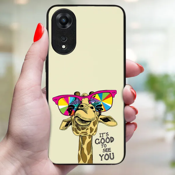 MY ART Ochranný kryt pre Oppo A78 GIRAFFE (180)