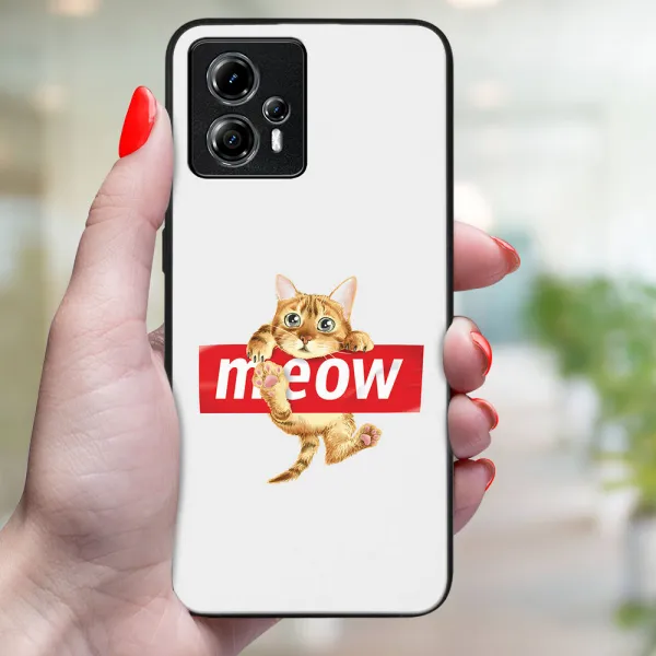 MY ART Ochranný kryt pre Motorola Moto G84 5G MEOW (183)