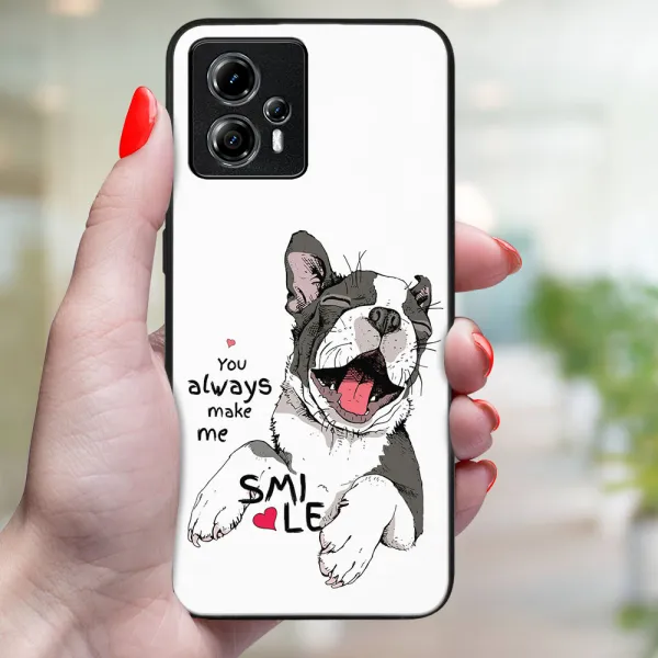 MY ART Ochranný kryt pre Motorola Moto G84 5G SMILE (189)