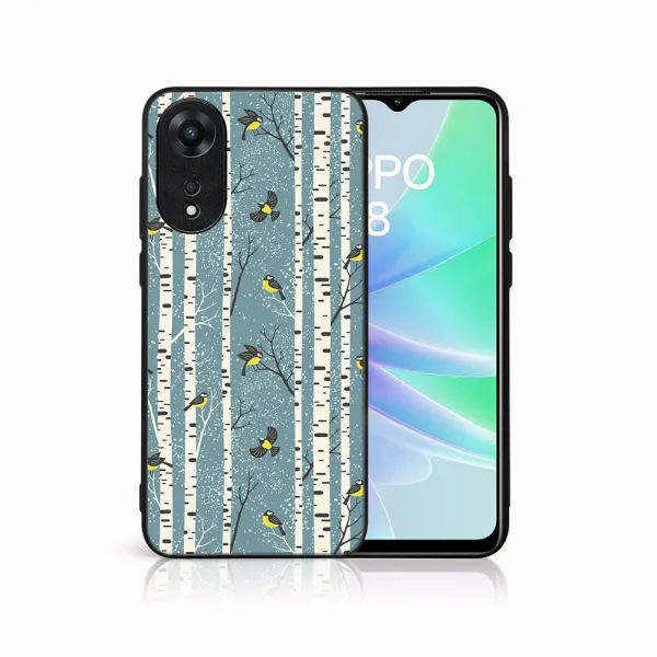 MY ART Kryt s vianočným dizajnom Oppo A78 BIRCH (072)