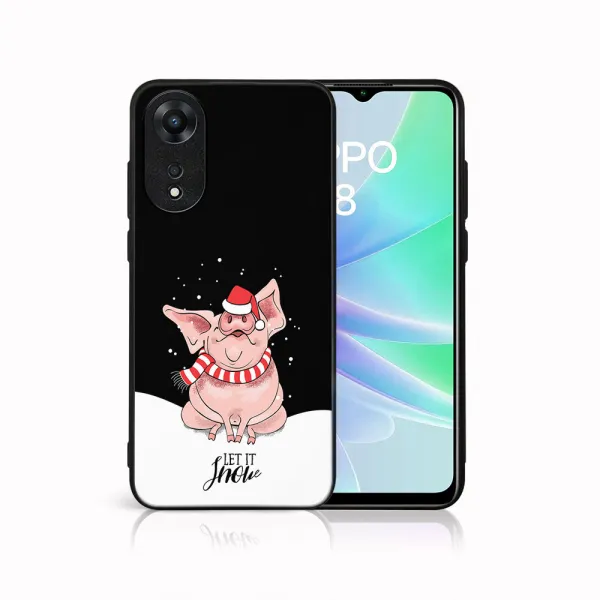 MY ART Kryt s vianočným dizajnom Oppo A78 LET IT SNOW (075)