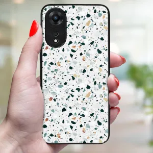MY ART Ochranný kryt pre Oppo A78 GREY TERRAZZO (163)