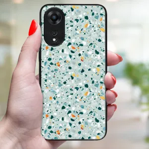 MY ART Ochranný kryt pre Oppo A78 BLUE TERRAZZO (164)