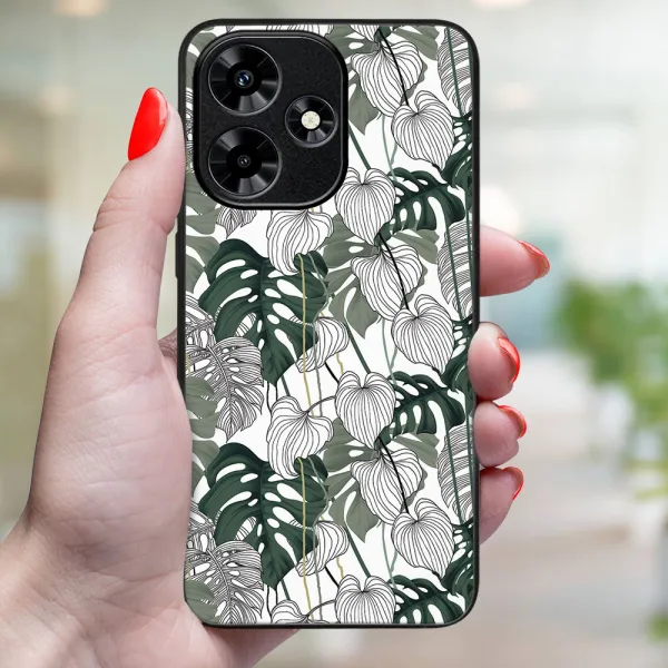 MY ART Ochranný kryt pre Infinix Hot 30  LEAF (175)