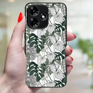 MY ART Ochranný kryt pre Infinix Hot 30  LEAF (175)