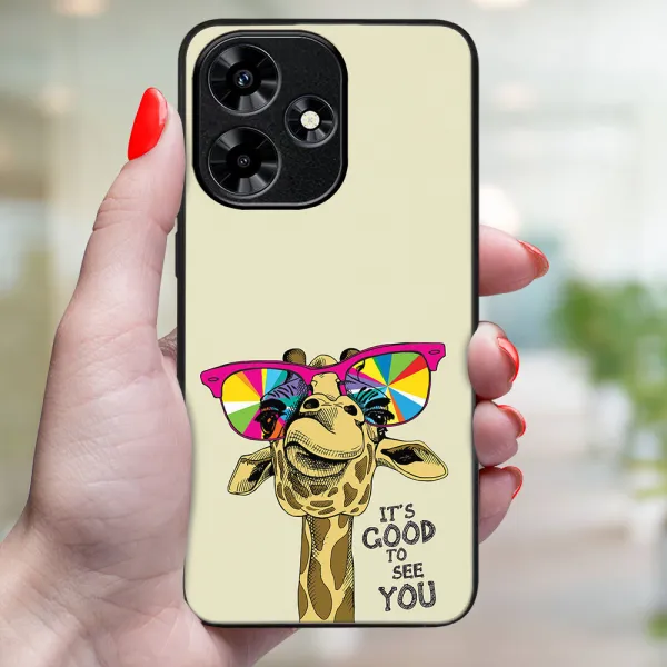 MY ART Ochranný kryt pre Infinix Hot 30 GIRAFFE (180)