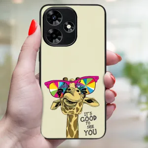 MY ART Ochranný kryt pre Infinix Hot 30 GIRAFFE (180)