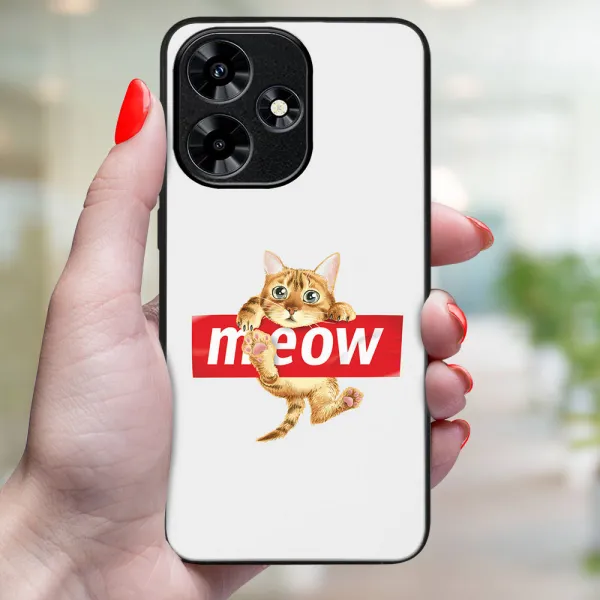 MY ART Ochranný kryt pre Infinix Hot 30  MEOW (183)