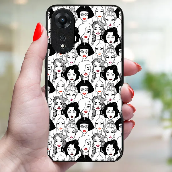 MY ART Ochranný kryt pre Oppo A78 LIPSTICK (174)