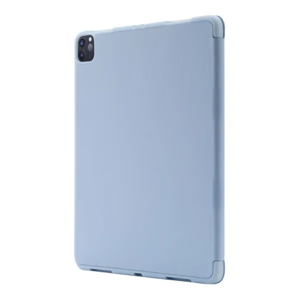 LEATHER Zaklápací kryt pre Apple iPad Pro 13 2024 / M5 2025 svetlomodrý
