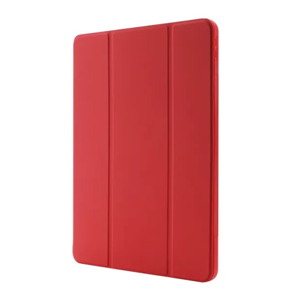 LEATHER Zaklápací kryt pre Apple iPad Air 11 2026 / 2025 / 2024 červený