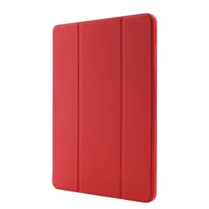 LEATHER Zaklápací kryt pre Apple iPad Air 11 2026 / 2025 / 2024 červený