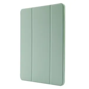 LEATHER Zaklápací kryt pre Apple iPad Pro 13 2024 / M5 2025 svetlozelený