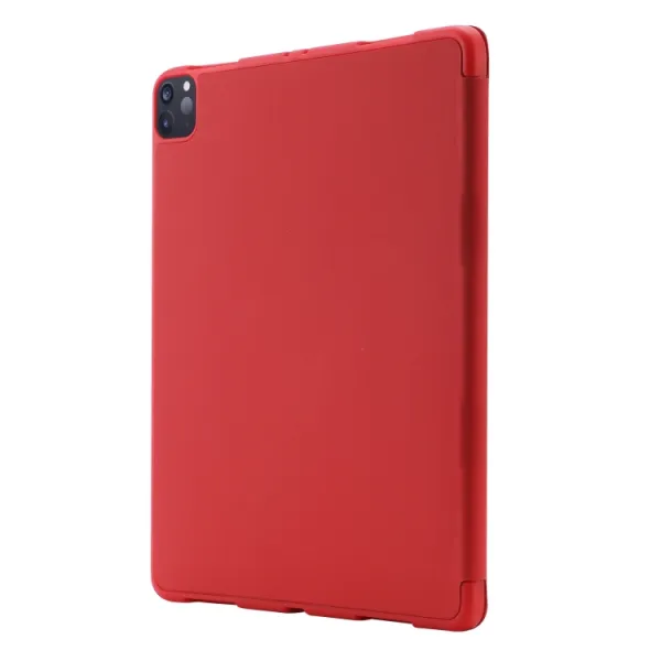 LEATHER Zaklápací kryt pre Apple iPad Air 11 2026 / 2025 / 2024 červený