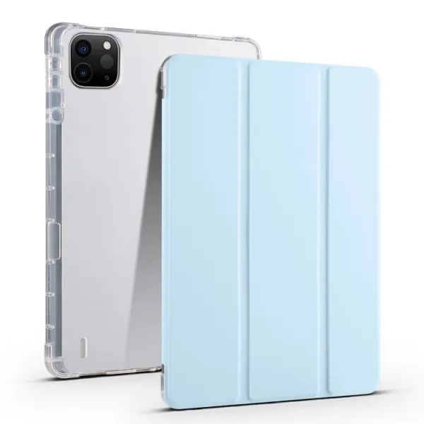 CRYSTAL Zaklápacie puzdro Apple iPad Pro 13 2024 / M5 2025 svetlomodré