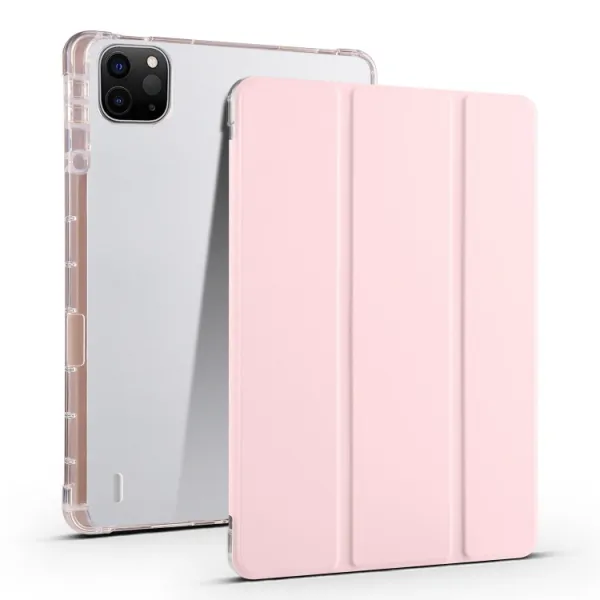 CRYSTAL Zaklápacie puzdro Apple iPad Pro 13 2024 / M5 2025 svetloružové