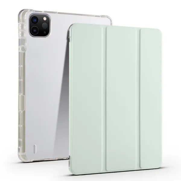 CRYSTAL Zaklápacie puzdro Apple iPad Air 11 2026 / 2025 / 2024 svetlozelené