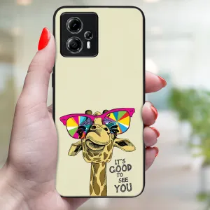 MY ART Ochranný kryt pre Motorola Moto G84 5G GIRAFFE (180)