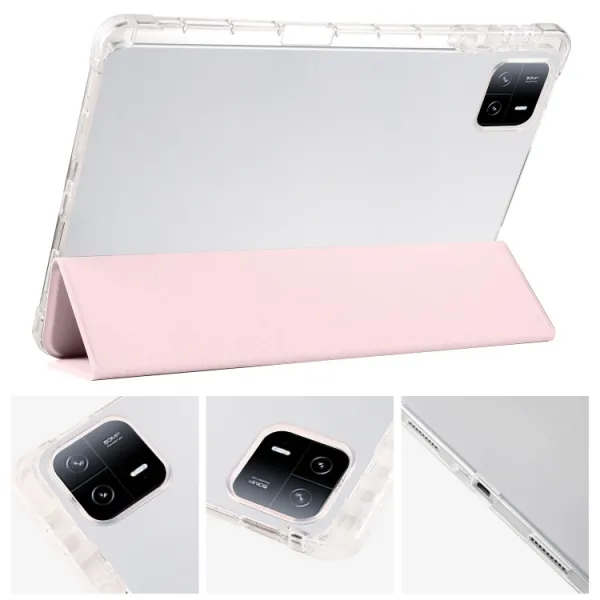 CRYSTAL Zaklápacie puzdro Apple iPad Pro 13 2024 / M5 2025 svetloružové