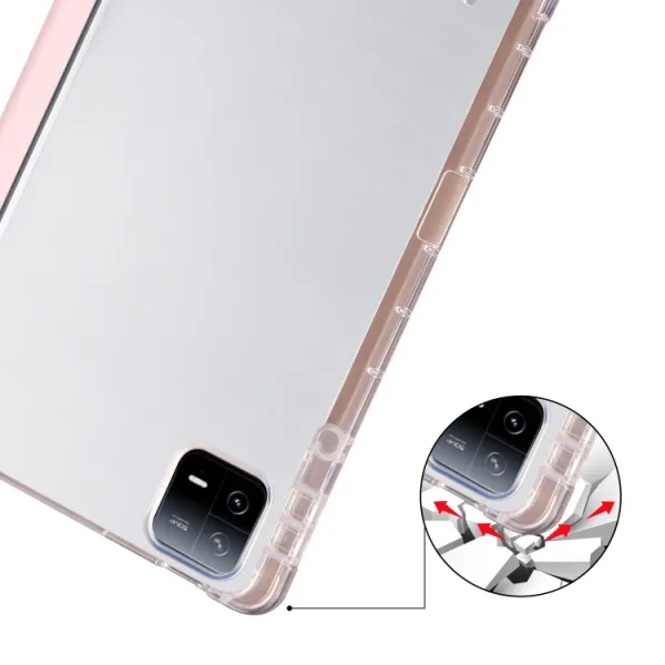 CRYSTAL Zaklápacie puzdro Apple iPad Pro 13 2024 / M5 2025 svetloružové