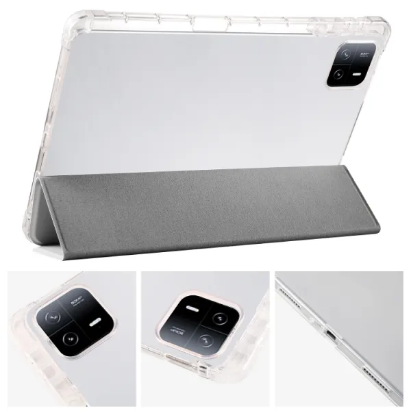 CRYSTAL Zaklápacie puzdro Apple iPad Air 11 2026 / 2025 / 2024 šedé