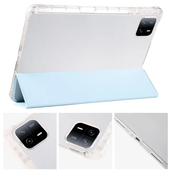 CRYSTAL Zaklápacie puzdro Apple iPad Pro 13 2024 / M5 2025 svetlomodré