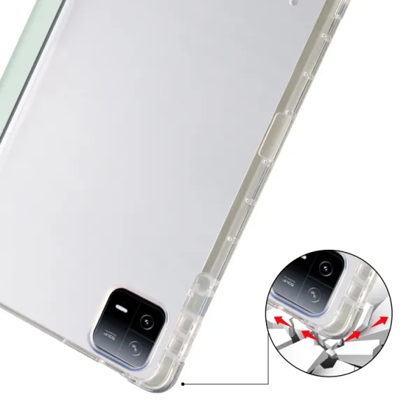 CRYSTAL Zaklápacie puzdro Apple iPad Air 11 2026 / 2025 / 2024 svetlozelené