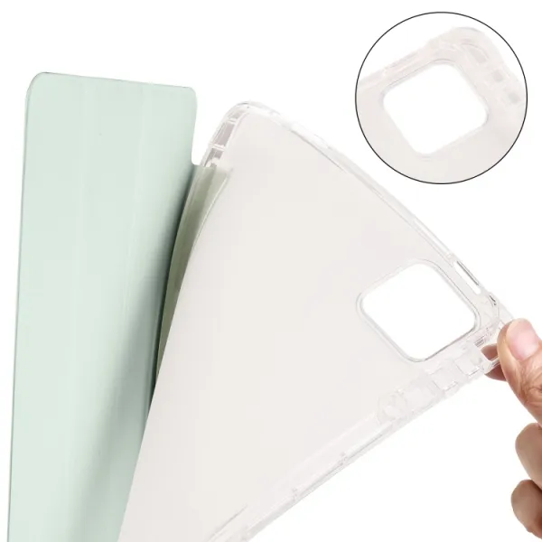 CRYSTAL Zaklápacie puzdro Apple iPad Air 11 2026 / 2025 / 2024 svetlozelené