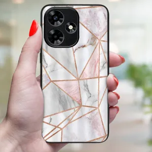 MY ART Ochranný kryt pre Infinix Hot 30 PINK MARBLE (143)