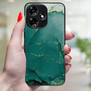 MY ART Ochranný kryt pre Infinix Hot 30 GREEN MARBLE (145)