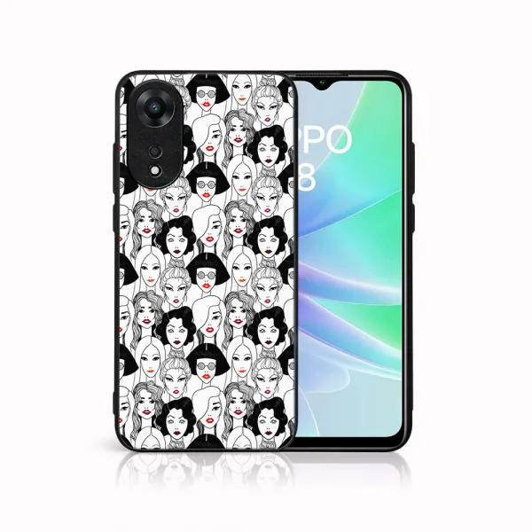 MY ART Ochranný kryt pre Oppo A78 LIPSTICK (174)
