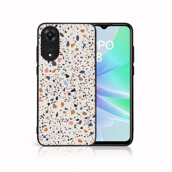 MY ART Ochranný kryt pre Oppo A78 BEIGE TERRAZZO (162)