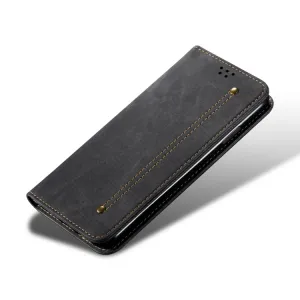 DENIM Peňaženkový kryt pre Nothing Phone 2A čierny