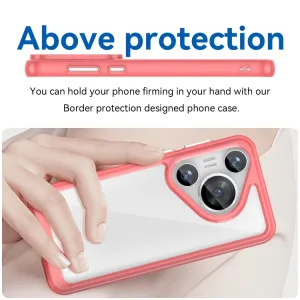 CRYSTAL Ochranný kryt pre Huawei Pura 70 Pro červený