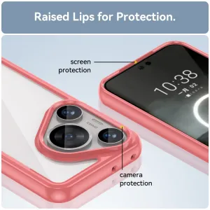 CRYSTAL Ochranný kryt pre Huawei Pura 70 Pro červený