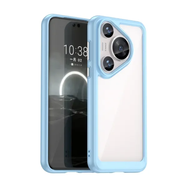CRYSTAL Ochranný kryt pre Huawei Pura 70 Pro modrý