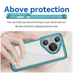 CRYSTAL Ochranný kryt pre Huawei Pura 70 Pro tyrkysový
