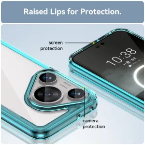 CRYSTAL Ochranný kryt pre Huawei Pura 70 Pro tyrkysový