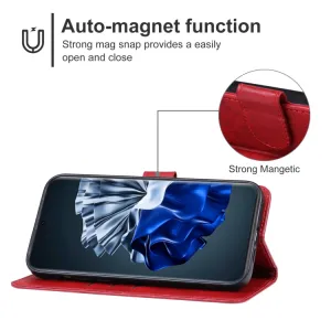 SMOOTH Peňaženkové puzdro pre Huawei Pura 70 Pro červené