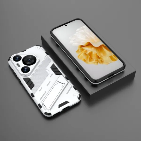 BIB Ochranný obal so stojanom pre Huawei Pura 70 Pro biely