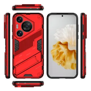 BIB Ochranný obal so stojanom pre Huawei Pura 70 Pro červený