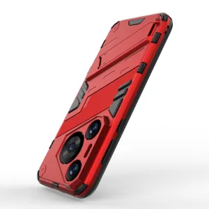 BIB Ochranný obal so stojanom pre Huawei Pura 70 Pro červený