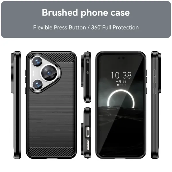FLEXI TPU Ochranný kryt Huawei Pura 70 Pro čierny